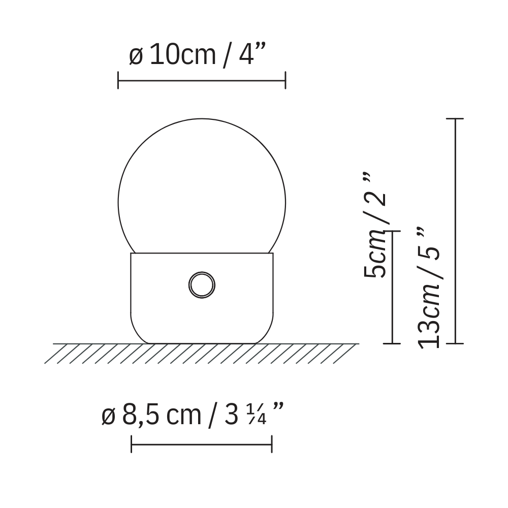 Kup Camp Portable Table Lamp