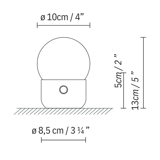 Kup Camp Portable Table Lamp