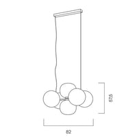 Jasmine Six Pendant Light