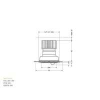 Eyeconic Trimless Wall Wash Downlight