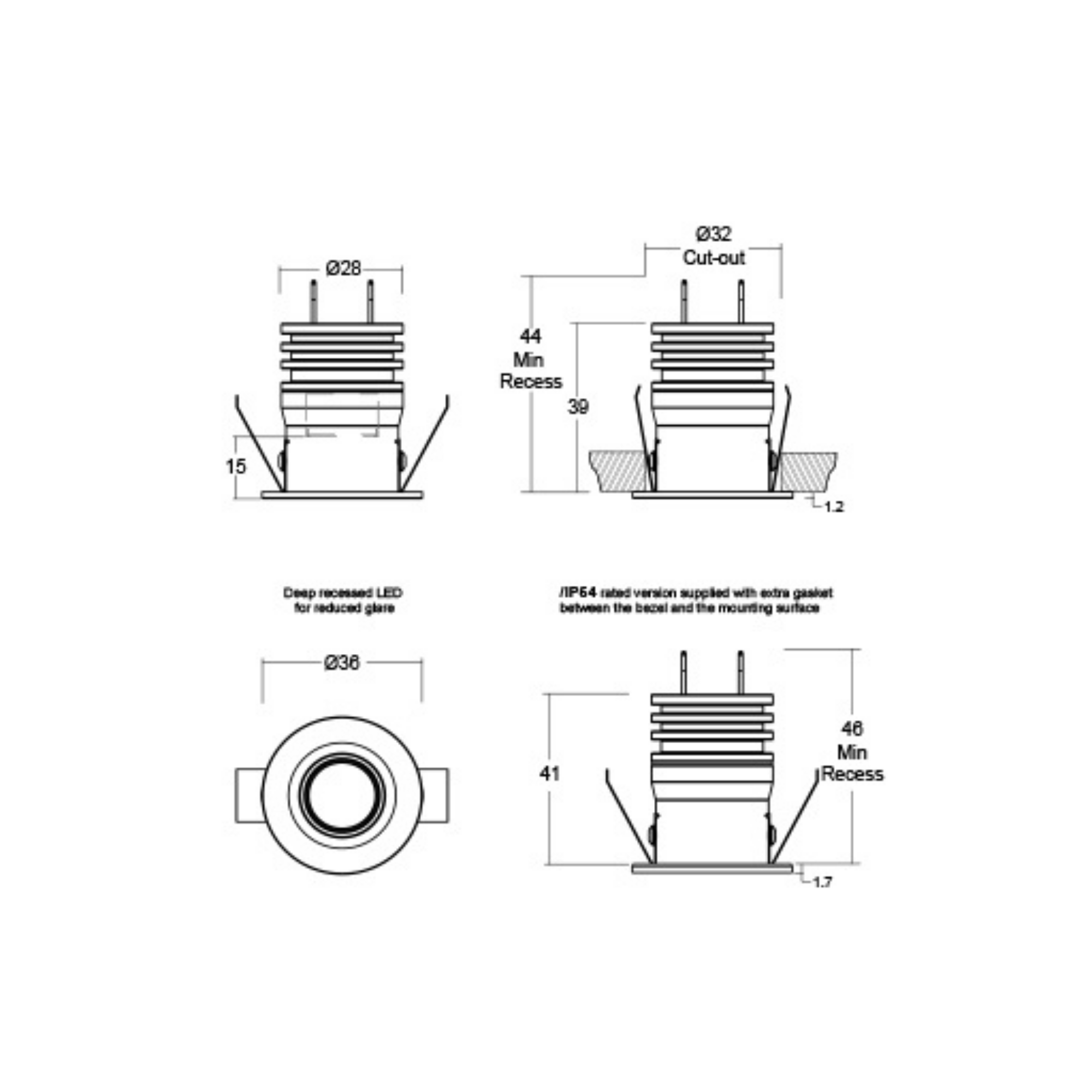 LD72DR Downlight