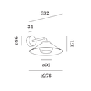 Tradora 1.0 Outdoor Wall Light