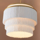 Aurora Cascade Fringe Pendant Light