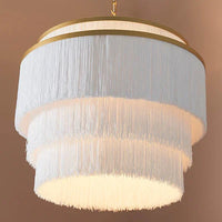 Aurora Cascade Fringe Pendant Light