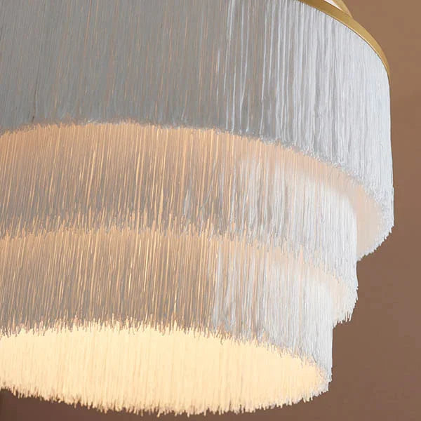 Aurora Cascade Fringe Pendant Light