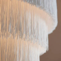 Aurora Cascade Fringe Pendant Light