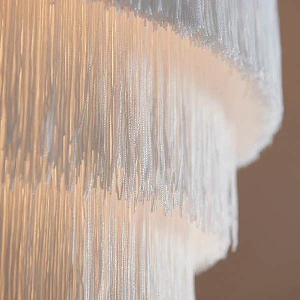 Aurora Cascade Fringe Pendant Light