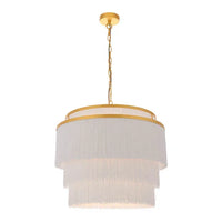 Aurora Cascade Fringe Pendant Light