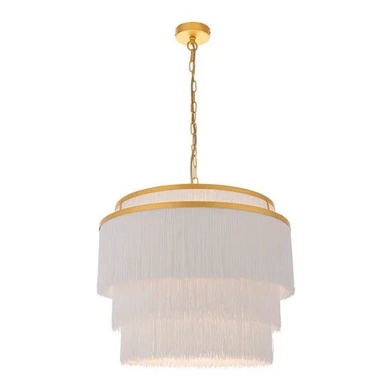 Aurora Cascade Fringe Pendant Light