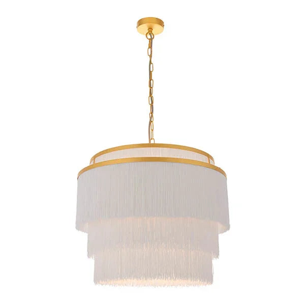 Aurora Cascade Fringe Pendant Light