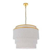 Aurora Cascade Fringe Pendant Light