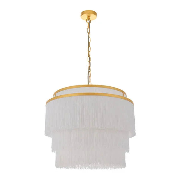 Aurora Cascade Fringe Pendant Light