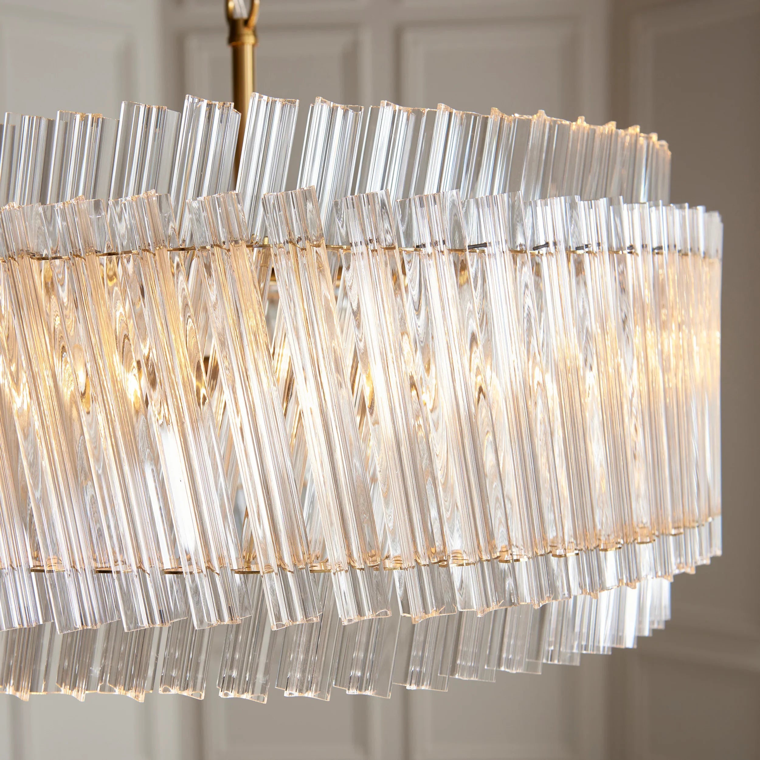 Artemis Quintet Clear Glass Pendant Light