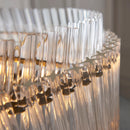 Artemis Quintet Clear Glass Pendant Light