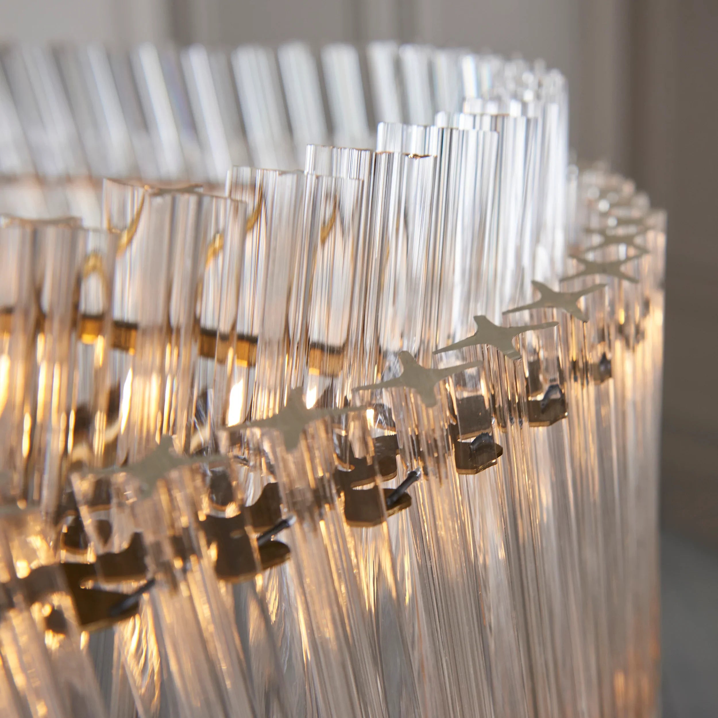 Artemis Quintet Clear Glass Pendant Light