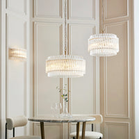 Artemis Quintet Clear Glass Pendant Light