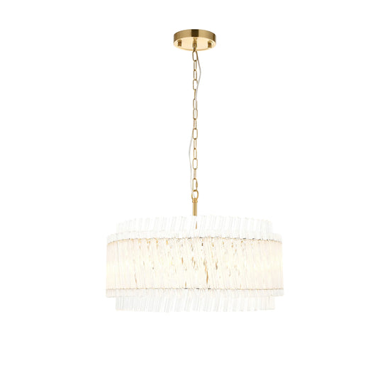 Artemis Quintet Clear Glass Pendant Light