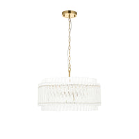 Artemis Quintet Clear Glass Pendant Light