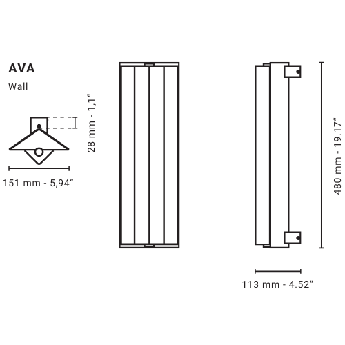 Ava Wall Light