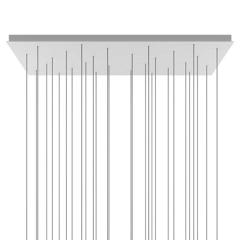 Lodes Rectangular Cluster Canopy System | All Square Lighting