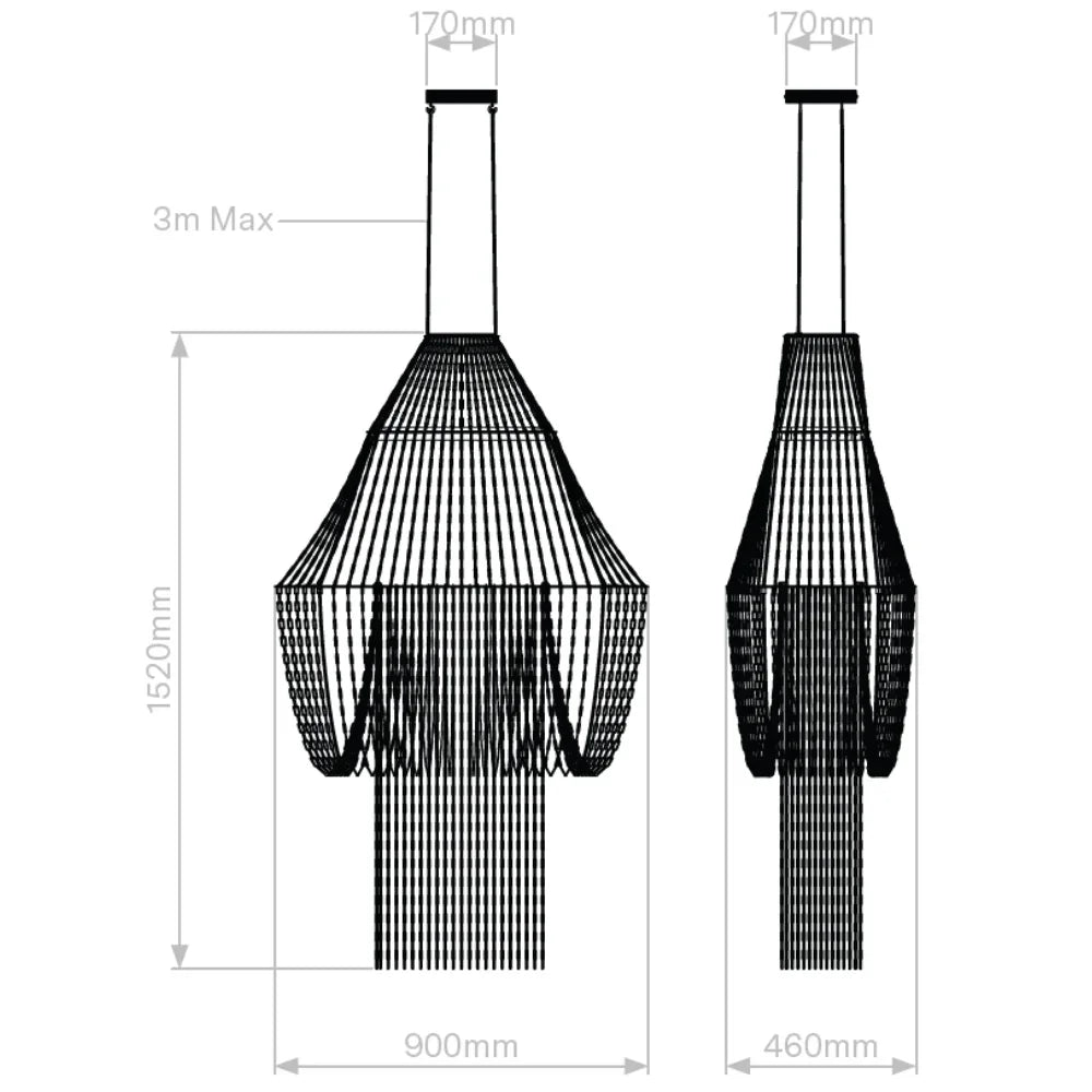 Lampe C Pendant Light