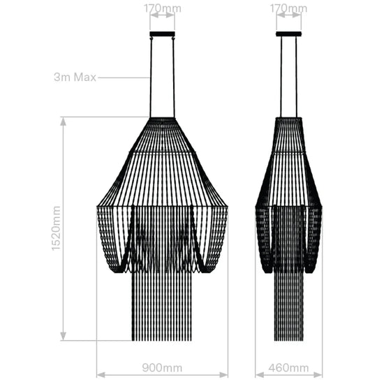 Lampe C Pendant Light