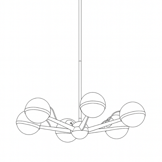 Ace 6 Chandelier Pendant Light