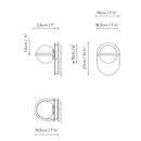 C_Ball 1L Wall Light