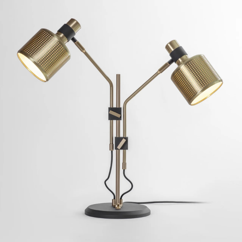 Bert Frank Riddle Twin Table Lamp | All Square Lighting