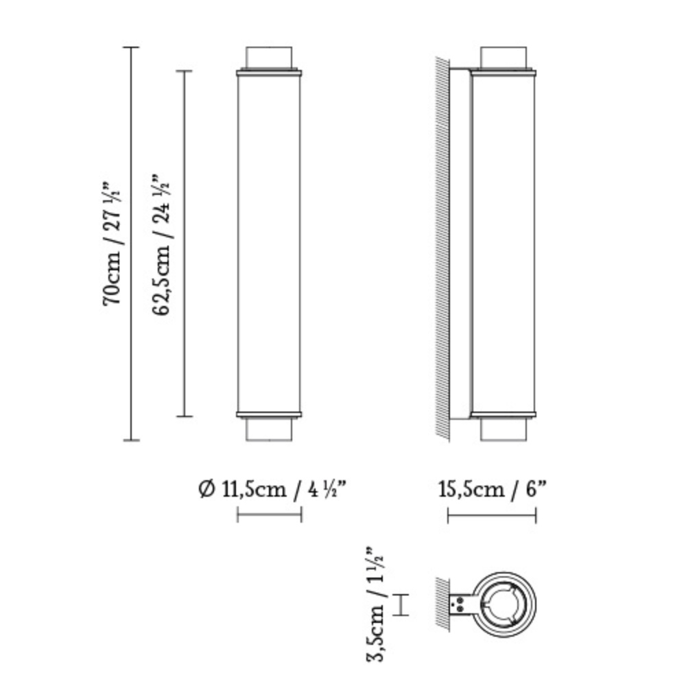 Slim Skin 70 Wall Light