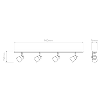 Juno Four Bar Spotlight