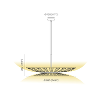 Contardi Air Large Pendant Light | All Square Lighting