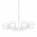 Ace 10 Chandelier Pendant Light