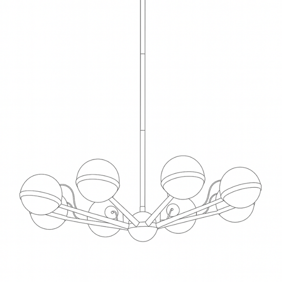 Ace 10 Chandelier Pendant Light