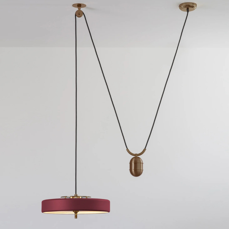 Bert Frank Revolve Rise & Fall Pendant Light | All Square Lighting