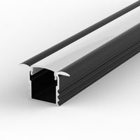 100% Light UK Deep Recessed LED Profile | All Square Lighting