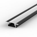100% Light UK Shallow Recessed LED Profile | All Square Lighting