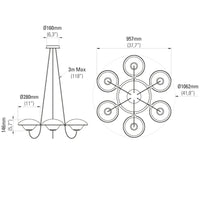 In The Air 6 Pendant Light