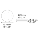 Lodes Round Cluster Canopy System | All Square Lighting