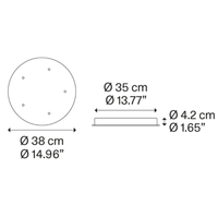 Lodes Round Cluster Canopy System | All Square Lighting