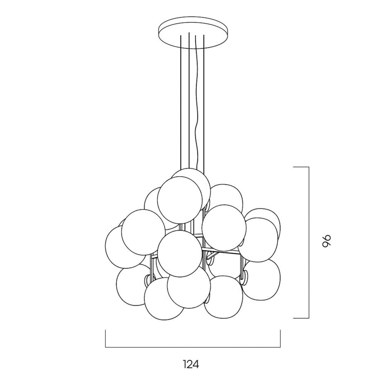Jasmine Eighteen Pendant Light
