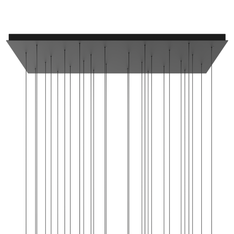 Lodes Rectangular Cluster Canopy System | All Square Lighting