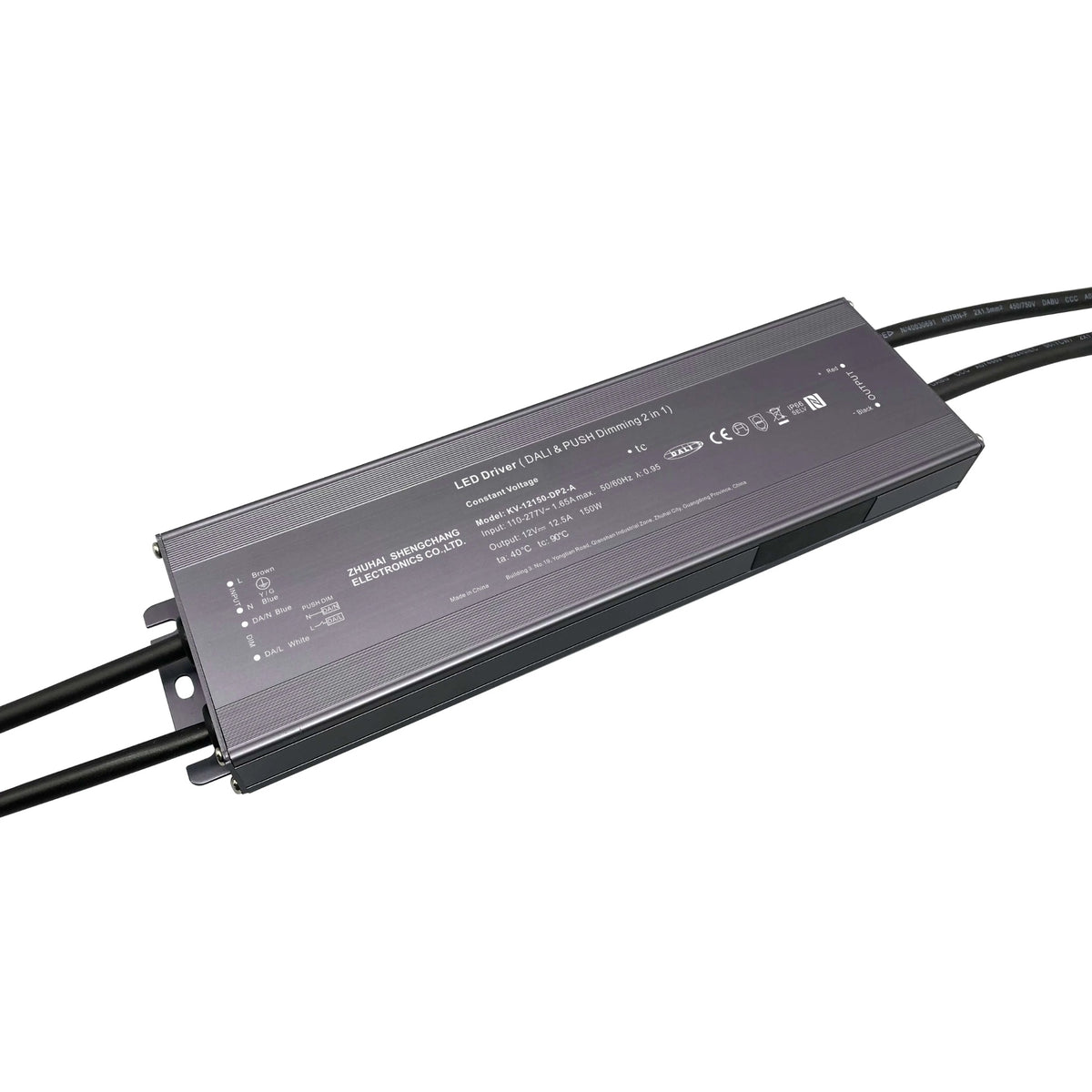 150W 24V DALI-2 Dimmable IP66 LED Driver