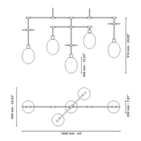 Glow 5 Ceiling Light
