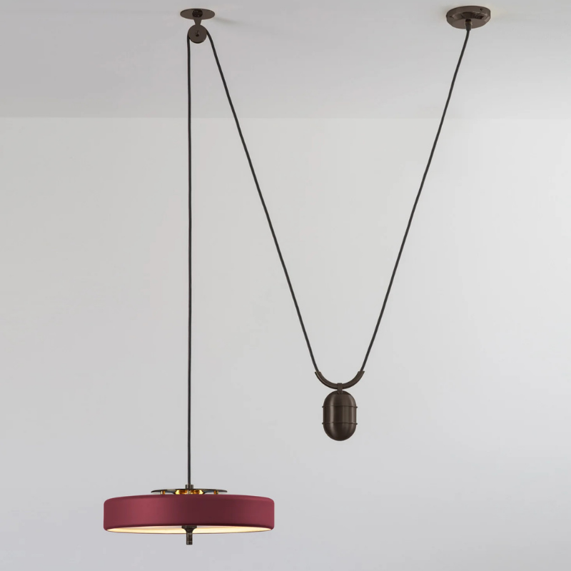 Bert Frank Revolve Rise & Fall Pendant Light | All Square Lighting