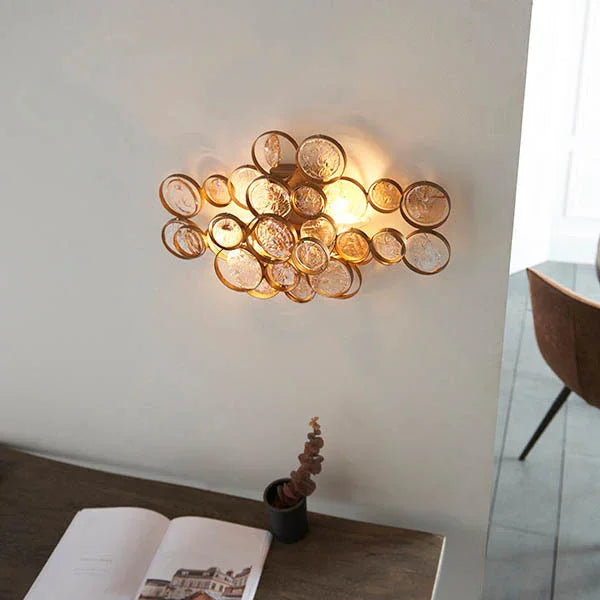 Aurora Amber Detail Wall Light