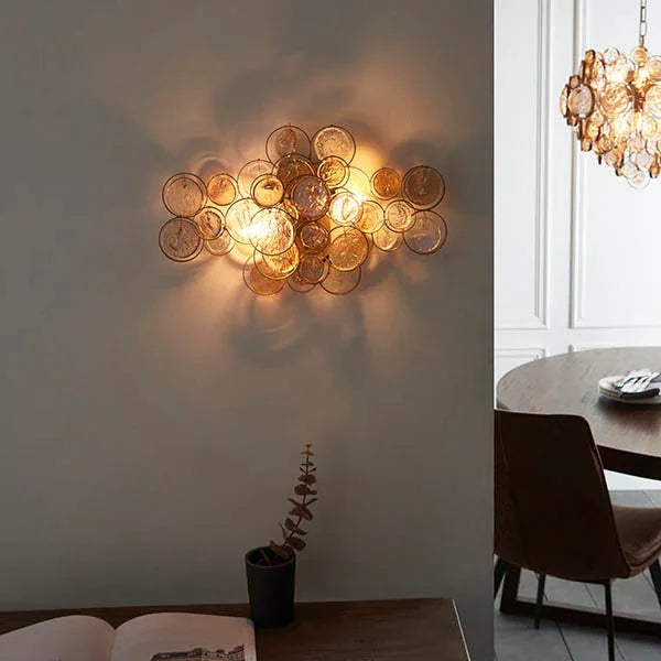 Aurora Amber Detail Wall Light