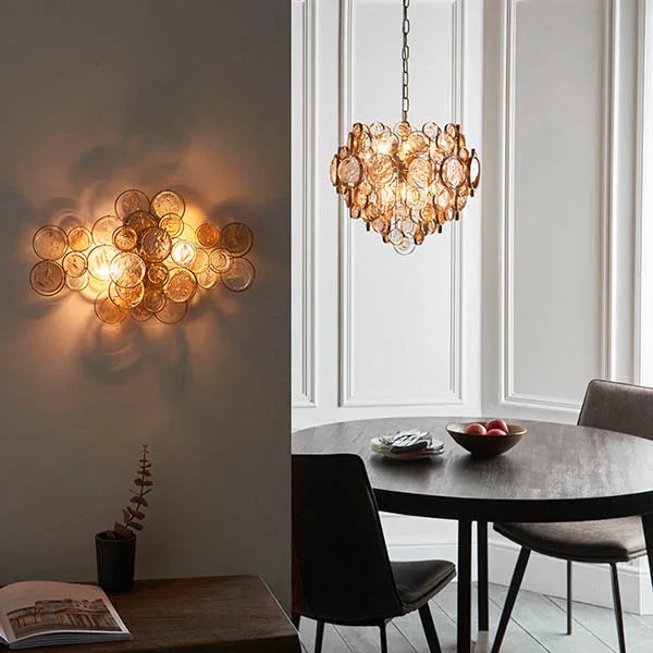 Aurora Amber Detail Wall Light