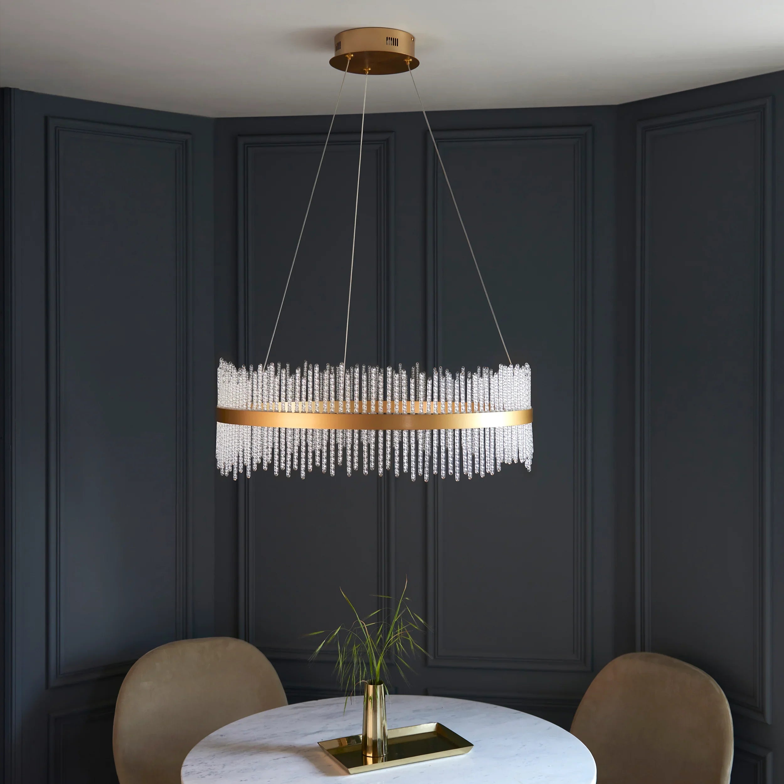 Cascade Round Pendant Light