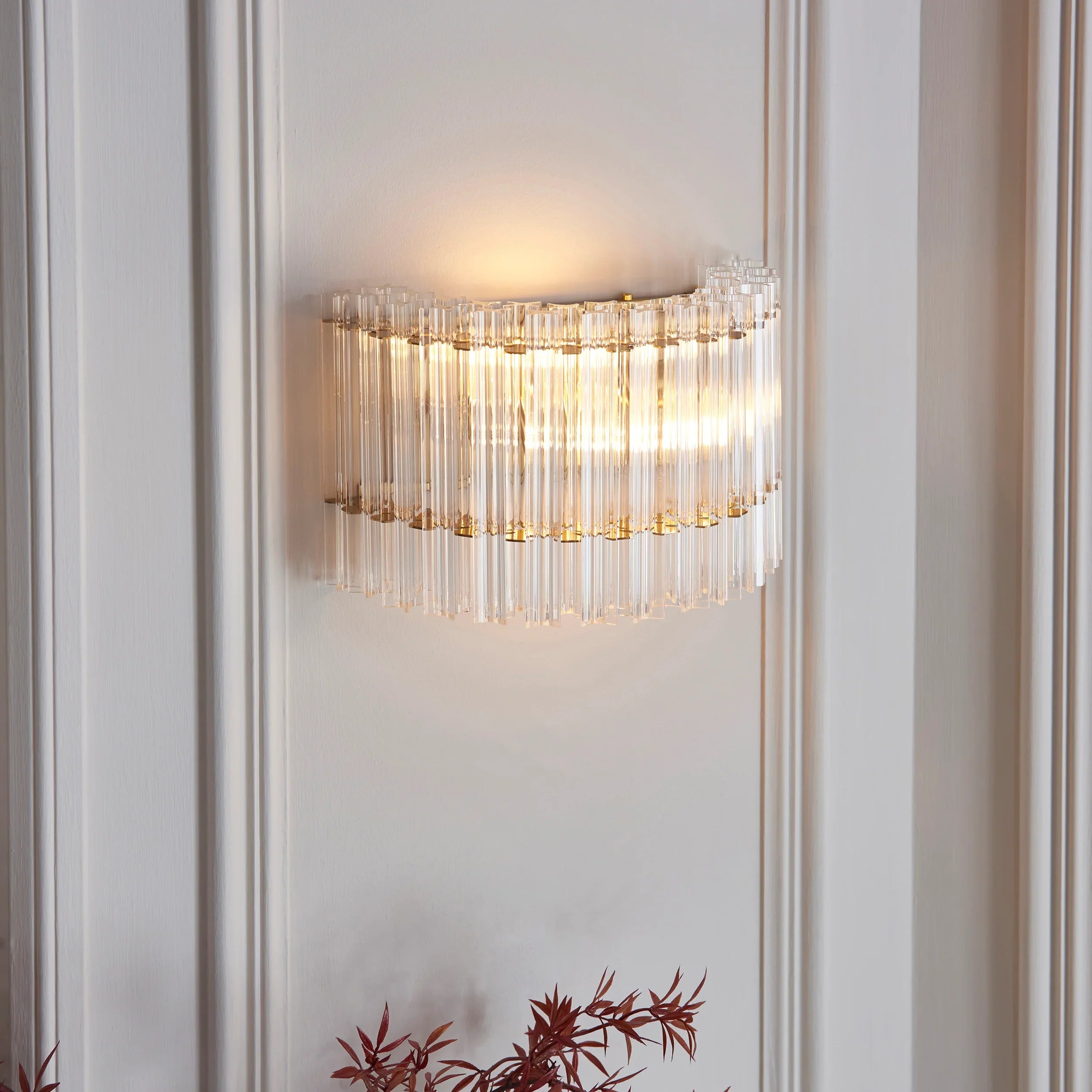 Artemis Duo Crystal Wall Light